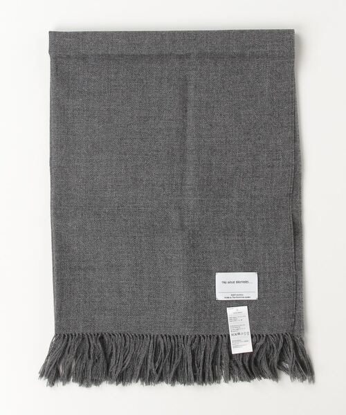 THE INOUE BROTHERS(ザイノウエブラザーズ)の「【THE INOUE BROTHERS】ザイノウエブラザーズ Non Brushed Large Stole(ストール/ショール・メンズ・ブラック/グリーン系その他/ピンク系その他/ホワイト/ブラウン/グレー・ONE SIZE/ONESIZE)」の4枚目の写真