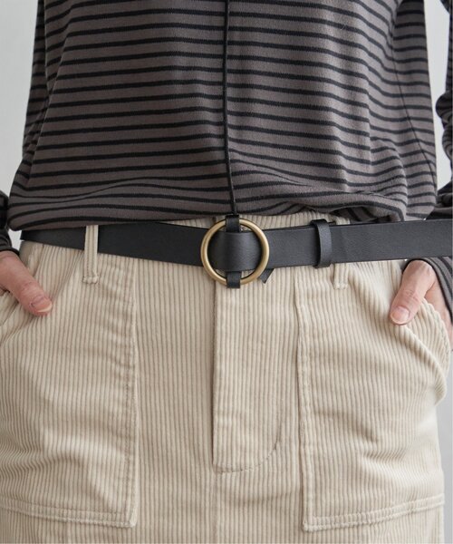 LBC（エルビーシー）の「コーデュロイIラインスカート（スカート・レディース・オレンジ/オフホワイト/チャコールグレー/ブルー・M/L）」の5枚目の写真