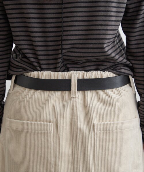 LBC（エルビーシー）の「コーデュロイIラインスカート（スカート・レディース・オレンジ/オフホワイト/チャコールグレー/ブルー・M/L）」の9枚目の写真