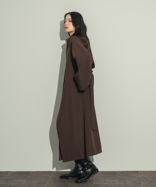 neuna ドレープロングコート NEUNA（ヌナ）の「ドレープロングコート（ステンカラーコート