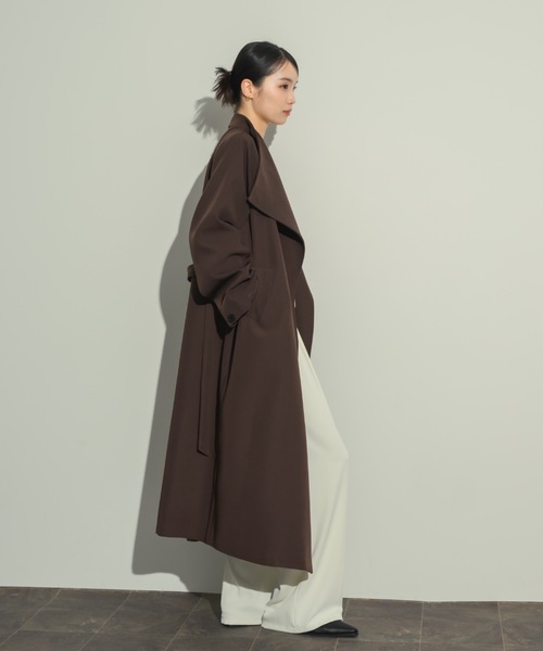 neuna ドレープロングコート