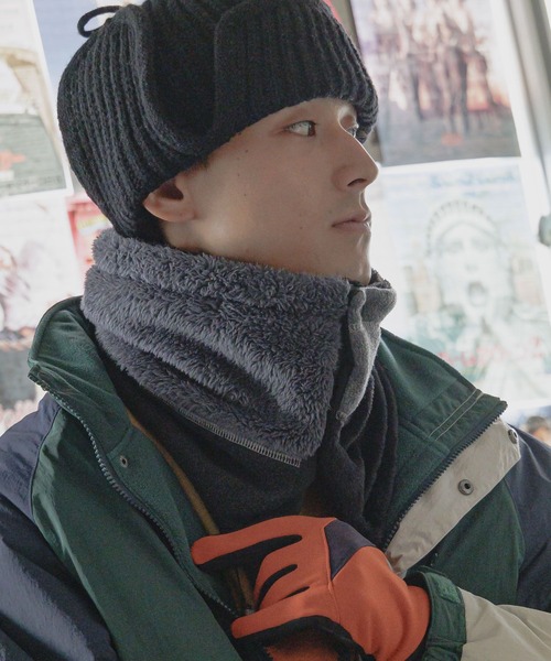 niko and...（ニコアンド）の「ウール混フライトニットワッチ（ニットキャップ/ビーニー・メンズ・グレー/ブラック・FREE）」の20枚目の写真