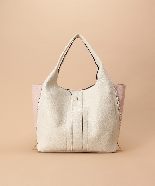 Samantha Thavasa(サマンサタバサ)の「サイドファスナー トートバッグ 大サイズ(トートバッグ・レディース・ブラック/カーキ/オフホワイト・FREE)」の2枚目の写真