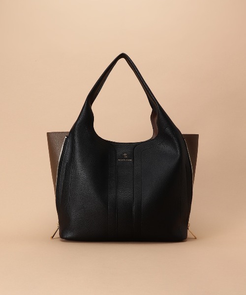 Samantha Thavasa(サマンサタバサ)の「サイドファスナー トートバッグ 大サイズ(トートバッグ・レディース・ブラック/カーキ/オフホワイト・FREE)」の3枚目の写真