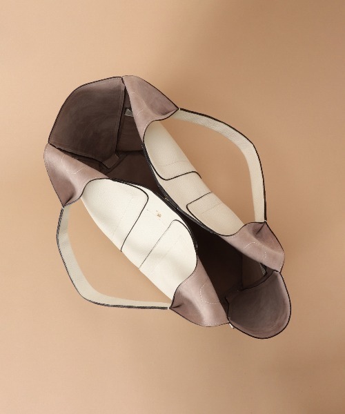 Samantha Thavasa(サマンサタバサ)の「サイドファスナー トートバッグ 大サイズ(トートバッグ・レディース・ブラック/カーキ/オフホワイト・FREE)」の6枚目の写真