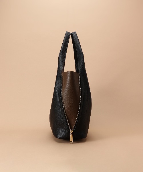 Samantha Thavasa(サマンサタバサ)の「サイドファスナー トートバッグ 大サイズ(トートバッグ・レディース・ブラック/カーキ/オフホワイト・FREE)」の10枚目の写真