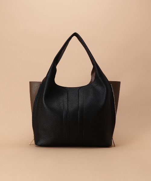 Samantha Thavasa(サマンサタバサ)の「サイドファスナー トートバッグ 大サイズ(トートバッグ・レディース・ブラック/カーキ/オフホワイト・FREE)」の11枚目の写真