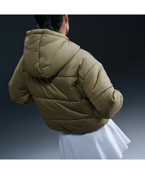 NIKE(ナイキ)の「ナイキ NIKE ナイキ NSW TF SYNFL CLSC PFR ジャケット(ダウンジャケット/コート・レディース・アーミー・S/M/L/XL)」の5枚目の写真