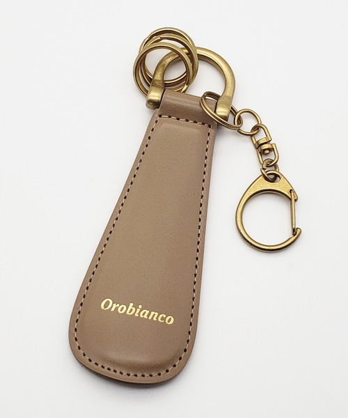 Orobianco オロビアンコ 靴べら キーホルダー 本革 シューホーン