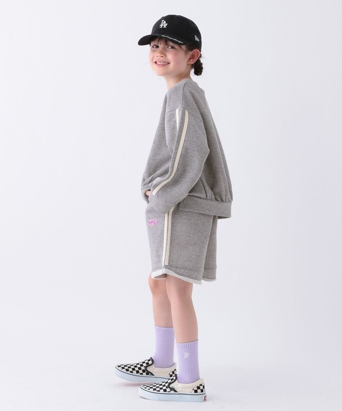 BAYFLOW（ベイフロー）の「[セットアップで着用可能☆]ラメウラケショートパンツ(KIDS)（その他パンツ・キッズ・グレー/アイボリー・130cm/140cm/150cm/110cm/120cm）」の4枚目の写真