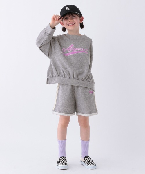 BAYFLOW（ベイフロー）の「[セットアップで着用可能☆]ラメウラケショートパンツ(KIDS)（その他パンツ・キッズ・グレー/アイボリー・130cm/140cm/150cm/110cm/120cm）」の5枚目の写真