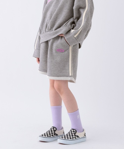 BAYFLOW（ベイフロー）の「[セットアップで着用可能☆]ラメウラケショートパンツ(KIDS)（その他パンツ・キッズ・グレー/アイボリー・130cm/140cm/150cm/110cm/120cm）」の7枚目の写真