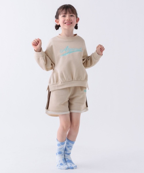 BAYFLOW（ベイフロー）の「[セットアップで着用可能☆]ラメウラケショートパンツ(KIDS)（その他パンツ・キッズ・グレー/アイボリー・130cm/140cm/150cm/110cm/120cm）」の9枚目の写真