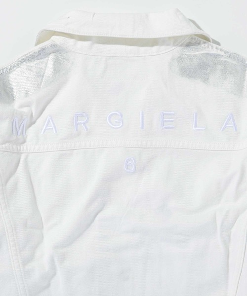 MM6 Maison Margiela（ｴﾑｴﾑｼｯｸｽ ﾒｿﾞﾝ ﾏﾙｼﾞｪﾗ）の「MM6 Maison Margiela(エムエムシックス メゾン マルジェラ)Kids & Junior ジャケット（その他アウター・キッズ・オフホワイト・14Y/16Y）」の8枚目の写真