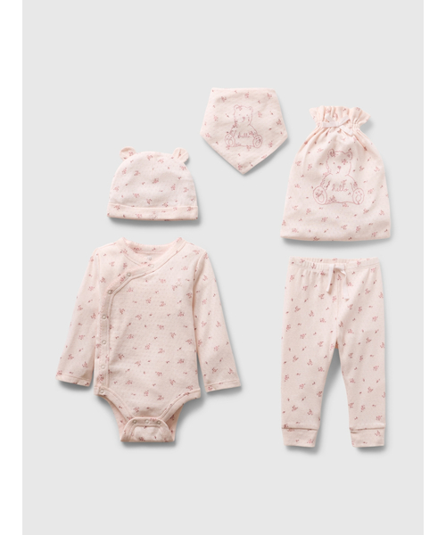 【セール】オーガニックコットン100% 5点ギフトセット (ベビー)（ベビーギフト）｜GAP（ギャップ）