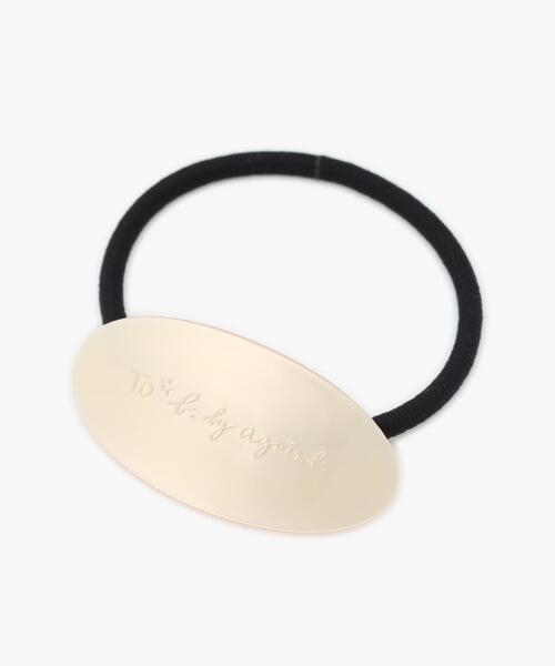 To b. by agnes b.（トゥービーバイアニエスベー）の「カラー ロゴ ヘアタイ（その他ヘアアクセサリー・レディース・ホワイト系その他・FREE）」の5枚目の写真