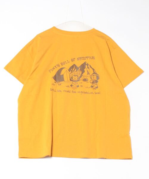 チャイハネ(チャイハネ)の「【チャイハネ】ネルドールメンズTシャツ(Tシャツ/カットソー・メンズ・マスタード/ホワイト・L/M)」の2枚目の写真