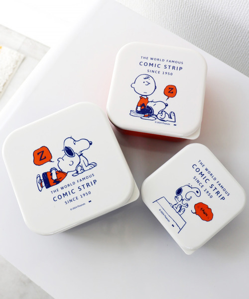 PEANUTS(ピーナッツ)の「〈PEANUTS/ピーナッツ〉LUNCH BOX/ランチボックス 3個セット(お弁当箱・レディース・アイボリー・ONE SIZE)」の10枚目の写真