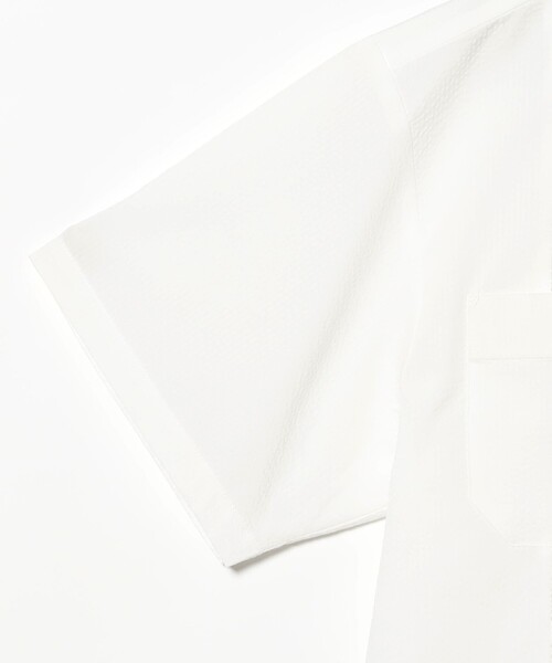 UNIVERSAL OVERALL（ユニバーサルオーバーオール）の「【別注】UNIVERSAL OVERALL / メッシュ キューバシャツ（シャツ/ブラウス・メンズ・ブラック/ホワイト・LARGE/MEDIUM/SMALL/X-LARGE）」の10枚目の写真