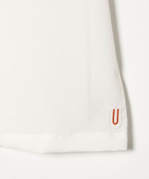 UNIVERSAL OVERALL（ユニバーサルオーバーオール）の「【別注】UNIVERSAL OVERALL / メッシュ キューバシャツ（シャツ/ブラウス・メンズ・ブラック/ホワイト・LARGE/MEDIUM/SMALL/X-LARGE）」の9枚目の写真