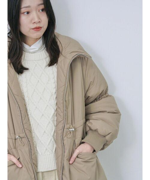 Samansa Mos2 blue(サマンサモスモスブルー)の「【帯電防止】マットモールニットベスト(ニット/セーター・レディース・オフホワイト/グレー/グリーン・F)」の10枚目の写真