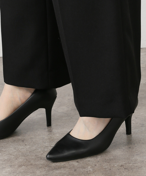 Spick & Span（スピックアンドスパン）の「ミドルハイサスペンダー付きパンツ（その他パンツ・レディース・ベージュ/ブラック・36/38）」の11枚目の写真