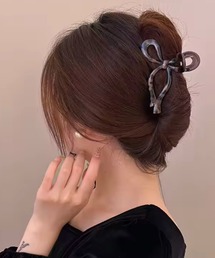 Port（ポート）の「【 Port / ポート 】 リボン ライン バンスクリップ_（バレッタ/ヘアクリップ・キッズ）」
