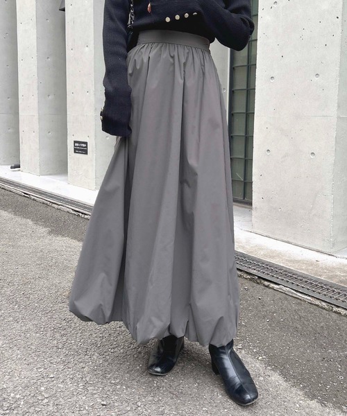 INGNI(イング)の「バルーンスカート(スカート・レディース・ブラック/グレー/オフホワイト・FREE)」の1枚目の写真