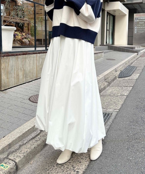 INGNI(イング)の「バルーンスカート(スカート・レディース・ブラック/グレー/オフホワイト・FREE)」の2枚目の写真