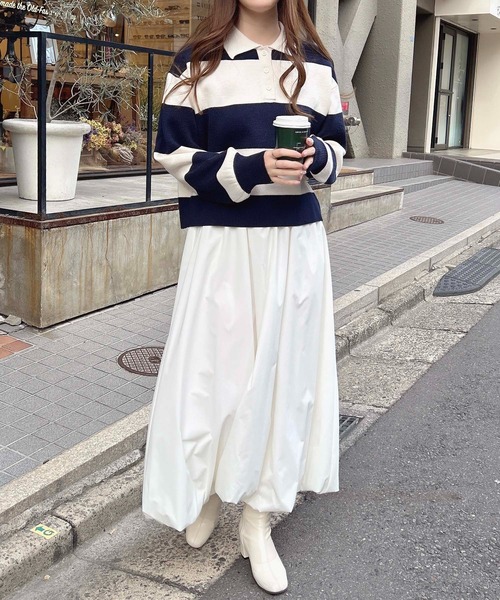 INGNI(イング)の「バルーンスカート(スカート・レディース・ブラック/グレー/オフホワイト・FREE)」の8枚目の写真