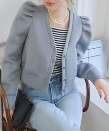 KOBE LETTUCE | ダンボールパワーショルダーカーディガン(カーディガン/ボレロ)