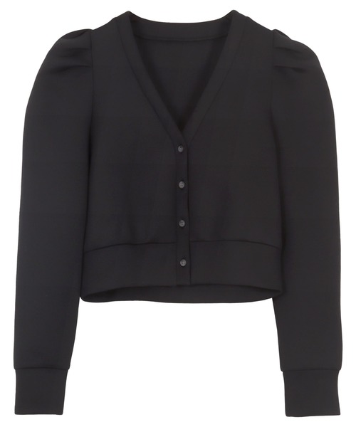 KOBE LETTUCE（コウベレタス）の「ダンボールパワーショルダーカーディガン（カーディガン/ボレロ・レディース・杢グレー/ブラック/ベージュ/ネイビー・M）」の12枚目の写真