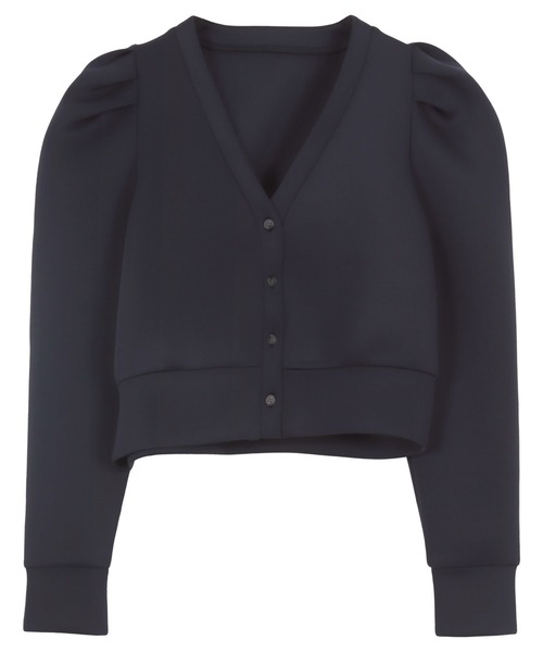 KOBE LETTUCE（コウベレタス）の「ダンボールパワーショルダーカーディガン（カーディガン/ボレロ・レディース・杢グレー/ブラック/ベージュ/ネイビー・M）」の15枚目の写真