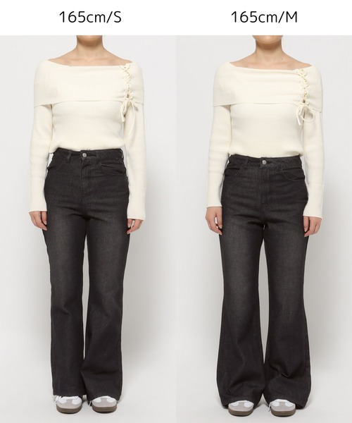 3.3 Field Trip (3.3フィールドトリップ)の「3.3 Field Trip/フレアデニムパンツ(デニムパンツ・レディース・ブルー/ブラック・MEDIUM/SMALL)」の19枚目の写真