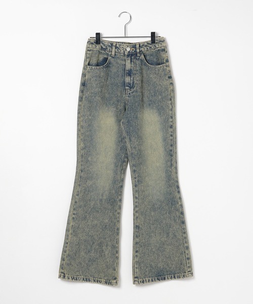 3.3 Field Trip (3.3フィールドトリップ)の「3.3 Field Trip/フレアデニムパンツ(デニムパンツ・レディース・ブルー/ブラック・MEDIUM/SMALL)」の17枚目の写真