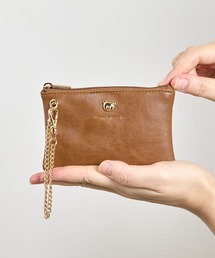 Sunny Side（サニーサイド）の「SUNNYSIDE　サニーサイド：くま　キーパスケース　ミニポーチ（キーケース/キーアクセサリー）」