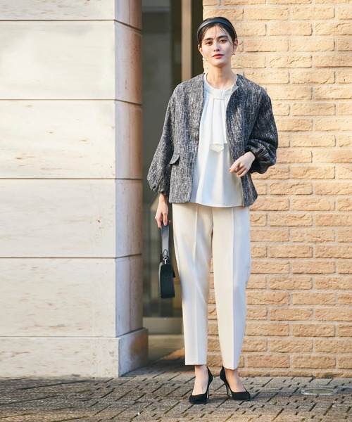 2点セット ツイードジャケットセットアップ（スーツセット）｜coca