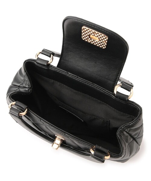 VIS（ビス）の「【2WAY】変形ひねりキルティングミニショルダーバッグ（ショルダーバッグ・レディース・ブラック/ピンク系その他2/キナリ・FREE）」の20枚目の写真