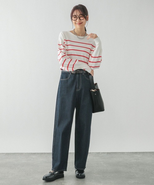 セール】スッキレイクルーネックプルオーバー/252060（ニット/セーター