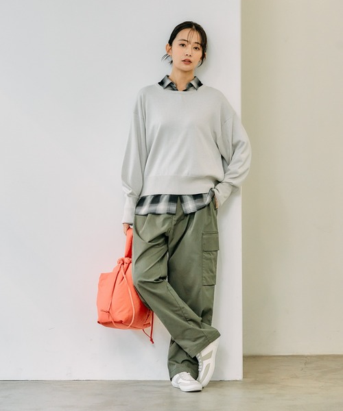 セール】スッキレイクルーネックプルオーバー/252060（ニット/セーター