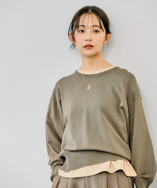 26mari_a様 セール】スッキレイクルーネックプルオーバー/252060（ニット