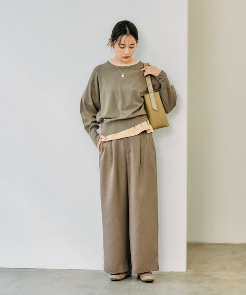 26mari_a様 セール】スッキレイクルーネックプルオーバー/252060（ニット