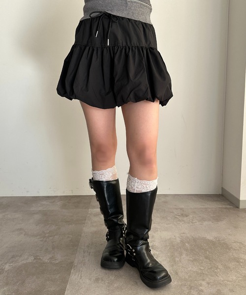 apres jour mignon(アプレジュールミニョン)の「アソートバルーンスカート【ZOZOTOWN限定アイテム】(スカート・レディース・オフホワイト/ブラック系その他/ブラック・フリー/X-LARGE)」の21枚目の写真