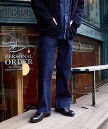 【WILD LIFE TAILOR】セルヴィッチ 5ポケット ストレート デニムパンツ