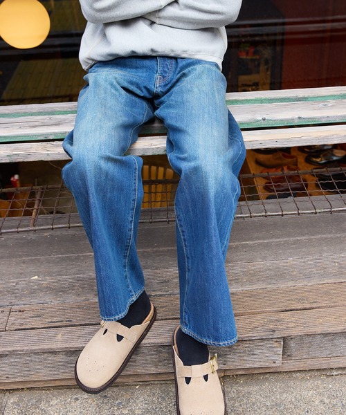 ADAM ET ROPE'（アダムエロペ）の「【WILD LIFE TAILOR】セルヴィッチ 5ポケット ストレート デニムパンツ（デニムパンツ・メンズ・ブルー系その他4/ネイビー・L/XL/M）」の12枚目の写真