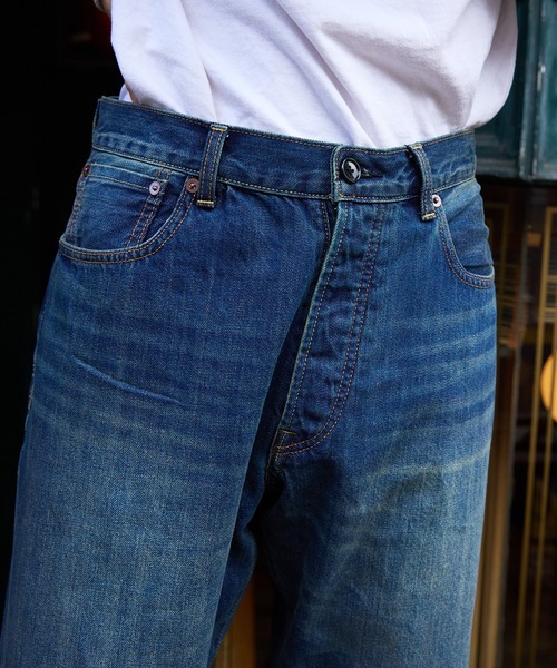 ADAM ET ROPE'（アダムエロペ）の「【WILD LIFE TAILOR】セルヴィッチ 5ポケット ストレート デニムパンツ（デニムパンツ・メンズ・ブルー系その他4/ネイビー・L/XL/M）」の13枚目の写真