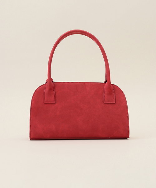 B.C STOCK(ベーセーストック)の「スエード調ボストンBAG(ショルダーバッグ・レディース・レッド/キャメル/アイボリー・FREE)」の16枚目の写真