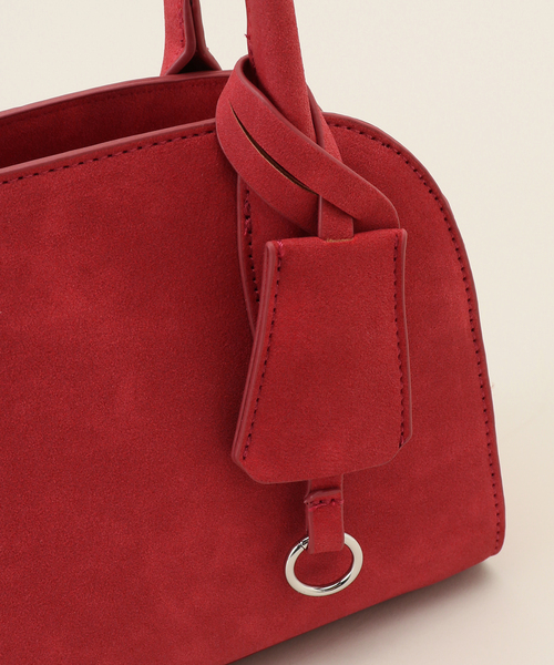 B.C STOCK(ベーセーストック)の「スエード調ボストンBAG(ショルダーバッグ・レディース・レッド/キャメル/アイボリー・FREE)」の22枚目の写真