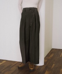 audrey and john wad | 後ろゴムセンタープレスパンツ(その他パンツ)