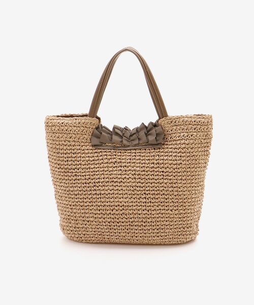 le.coeur blanc（ルクールブラン）の「フリルフラップクロッシェトート（トートバッグ・レディース・ブラック/ブラウン・FREE）」の16枚目の写真